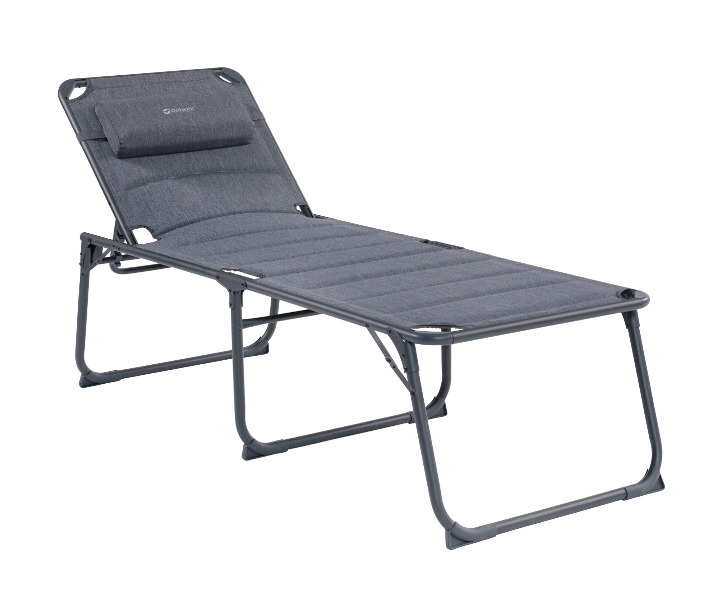 Outwell Evansville Premium Extra Dolgulu Alüminyum 5 Pozisyonlu Katlanır Şezlong