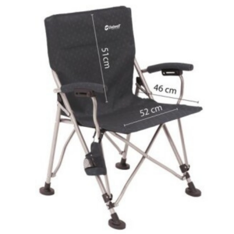 Outwell Campo Ultra Konforlu Katlanır Kamp Sandalyesi Night Blue