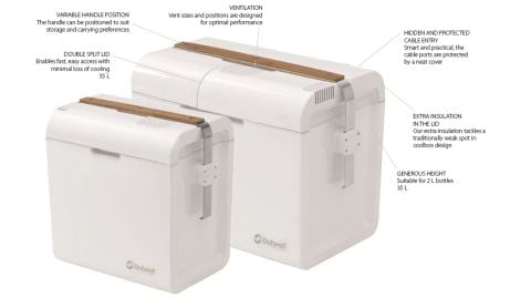 Outwell ECOlux 35 Litre White 12V/230V Buz Dolabı