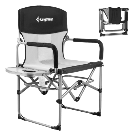 KingCamp Ash Premium Comfort Katlanır Kamp Sandalyesi B.Grey