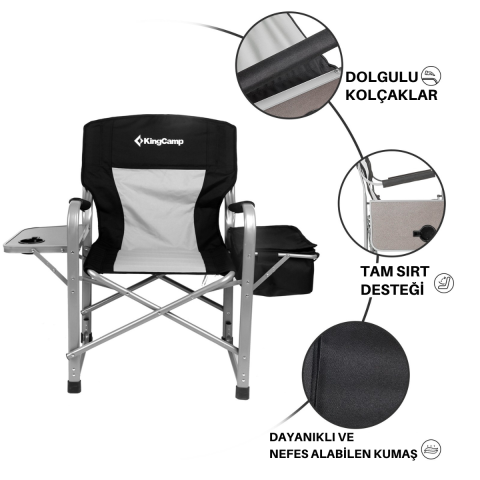 KingCamp Ash Cool Ice Katlanır Kamp Sandalyesi