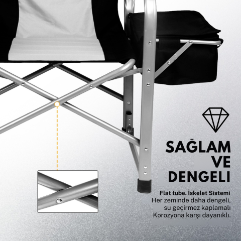 KingCamp Ash Cool Ice Katlanır Kamp Sandalyesi