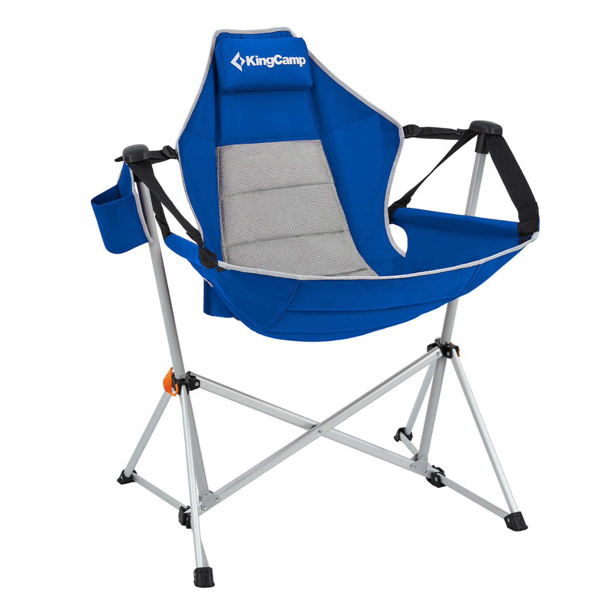 KingCamp Orchid Salıncaklı Katlanır Kamp Sandalyesi Blue/Grey