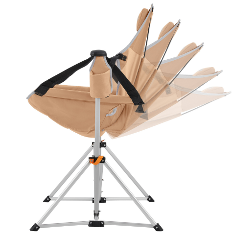 KingCamp Orchid Salıncaklı Katlanır Kamp Sandalyesi Khaki/Grey