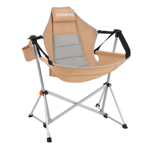 KingCamp Orchid Salıncaklı Katlanır Kamp Sandalyesi Khaki/Grey