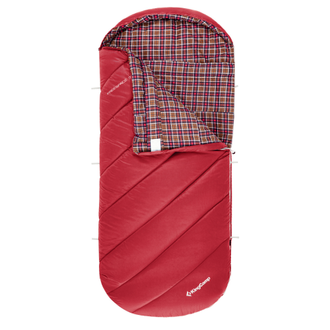 KingCamp FreeSpace 350 Relax -15°C Uyku Tulumu Wine