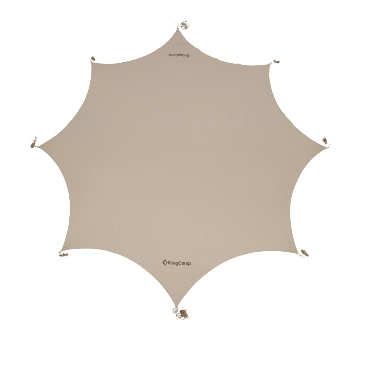 KingCamp Albano 5 Glamping Tarp UPF50+ I 410x410 Khaki