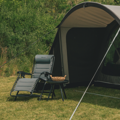 Outwell Acadia Premium Katlanabilir Sandalye & Şezlong Grey