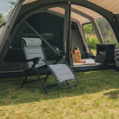 Outwell Acadia Premium Katlanabilir Sandalye & Şezlong Grey