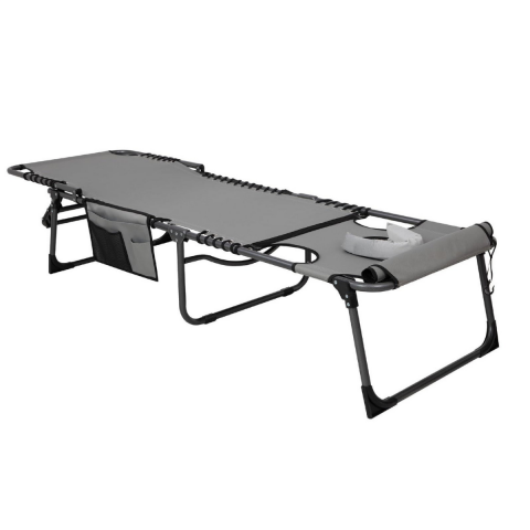 KingCamp Magnolia B10 Hands-Free Premium 7 Kademeli Katlanır Şezlong Grey