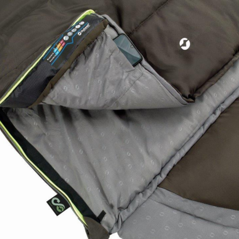 Outwell Contour Supreme Yazlık & Kışlık Taraflı -20°C Uyku Tulumu Coffee