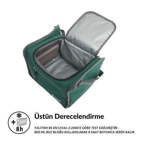 Outwell Cormorant S 14 L Yüksek Yalıtımlı Soğutucu Termal Çanta Green