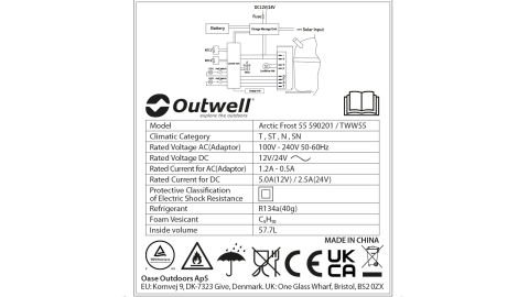 Outwell Arctic Frost 55 Litre Kompresörlü Buz Dolabı