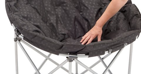 Outwell Casilda XL Deluxe Konforlu Katlanır Doğa Sandalyesi Blk.