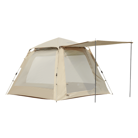 KingCamp Positano 4 Kişilik Otomatik Kurulum Çadır Beige