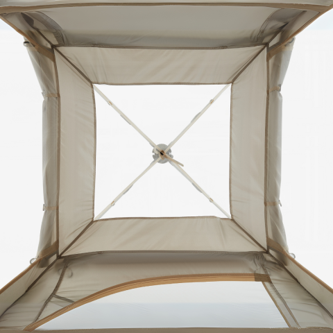 KingCamp Positano 4 Kişilik Otomatik Kurulum Çadır Beige
