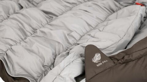 Robens Serac 900 Ultralight -43°C Hibrit 600 FP Kaz Tüyü Uyku Tulumu 1505gr Sol F.