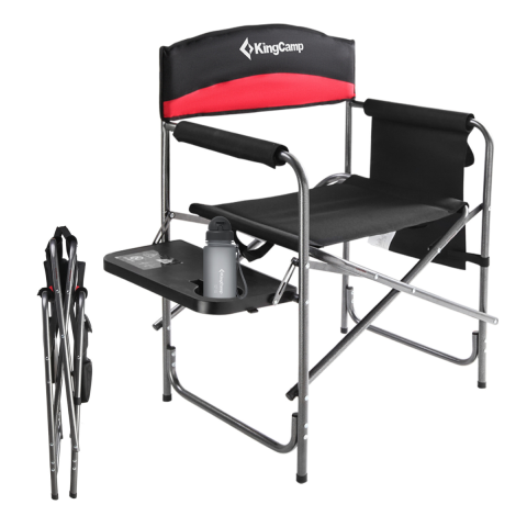 KingCamp Ash Comfort İkili Set Katlanır Kamp Sandalyesi Red