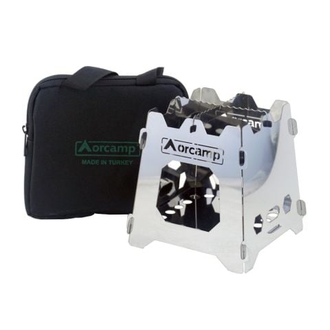 Orcamp Paslanmaz İnox Ateş Kutusu - Çantalı