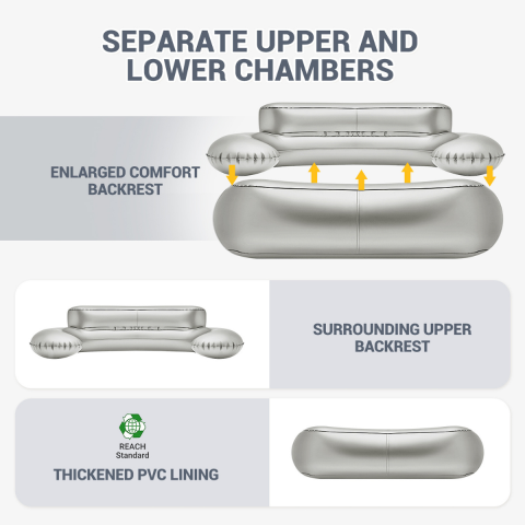 KingCamp Smashing Çift Kişilik Premium Şişme Kanepe