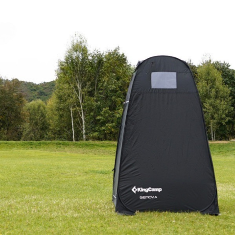 KingCamp Genova Multitent Duş ve Tuvalet Çadırı Black