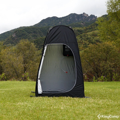 KingCamp Genova Multitent Duş ve Tuvalet Çadırı Black