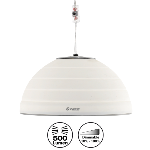 Outwell Pollux Lux Lamp Cream White Çadır Lambası