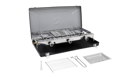 Outwell Kirishima Trio Stove Üçlü Kamp & Karavan Ocağı LPG Çıkışlı