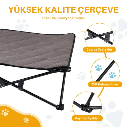 KingCamp Pets Sedum S Katlanır Köpek Yatağı