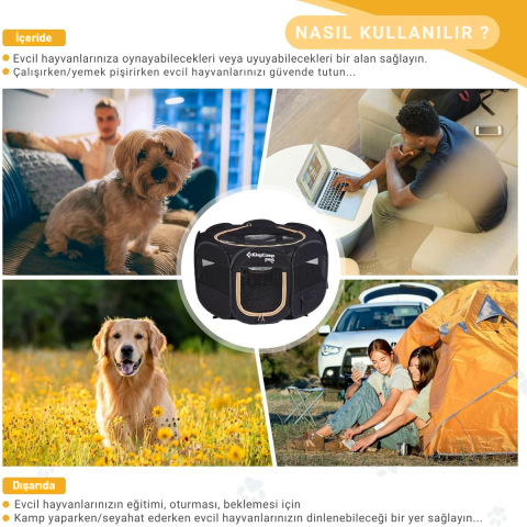 KingCamp PETS Ancona S Portatif Köpek Çadırı