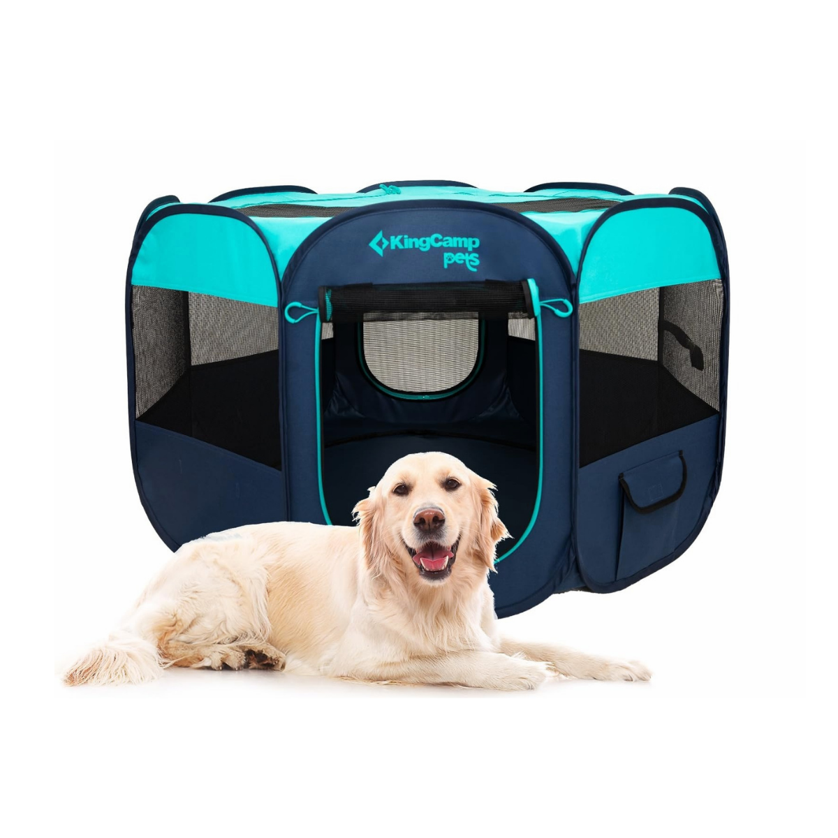 KingCamp PETS Ancona L Portatif Köpek Çadırı Green
