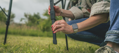 Outwell Canmore L Yükseklik Ayarlı Alüminyum Kamp Masası W.