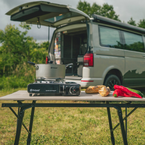 Outwell Canmore L Yükseklik Ayarlı Alüminyum Kamp Masası W.
