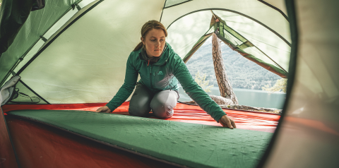 Robens Campground 30 Ultra Yalıtımlı Şişme Mat R-:2,8 (-2°C) Green