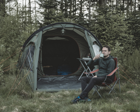 Easy Camp Hidra 4 Blackroom 11M² & 4 Kişilik Yüksek Aile Çadırı