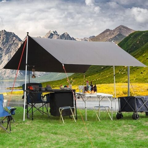 CampStar CampAir Tarp Pole 2'li Teleskopik Tarp & Çadır & Gölgelik Direği