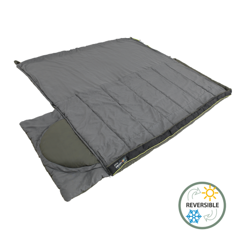 Outwell Contour Yazlık & Kışlık Taraflı -13°C Uyku Tulumu Dark Olive Sol