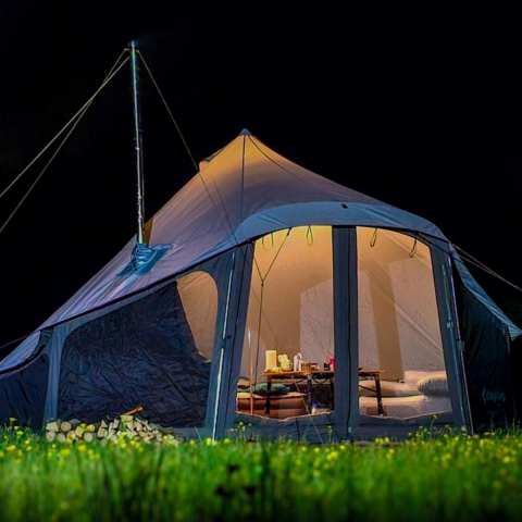 KingCamp KHAN LIGHT 400 Premium 4-6 Kişilik Glamping Çadır