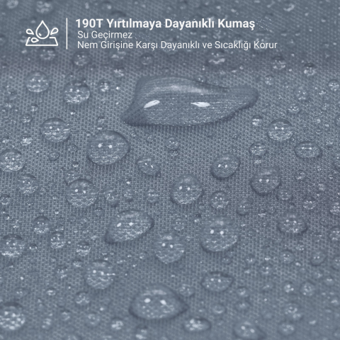 KingCamp Oasis 250 Ultralight Uyku Tulumu M.Grey Sol F.