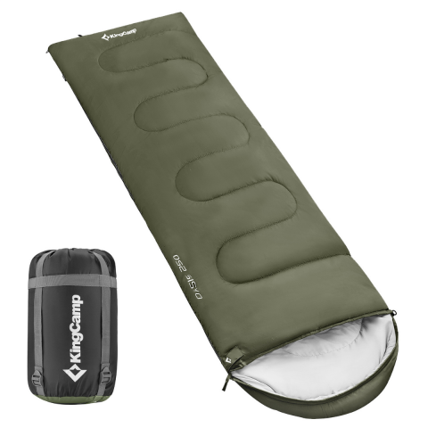 KingCamp Oasis 250 Ultralight Uyku Tulumu Olive Sol F.
