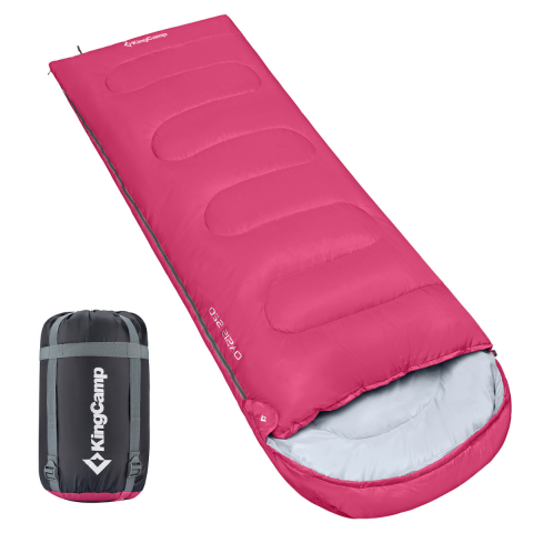 KingCamp Oasis 250 Ultralight Uyku Tulumu RoseRed Sol F.
