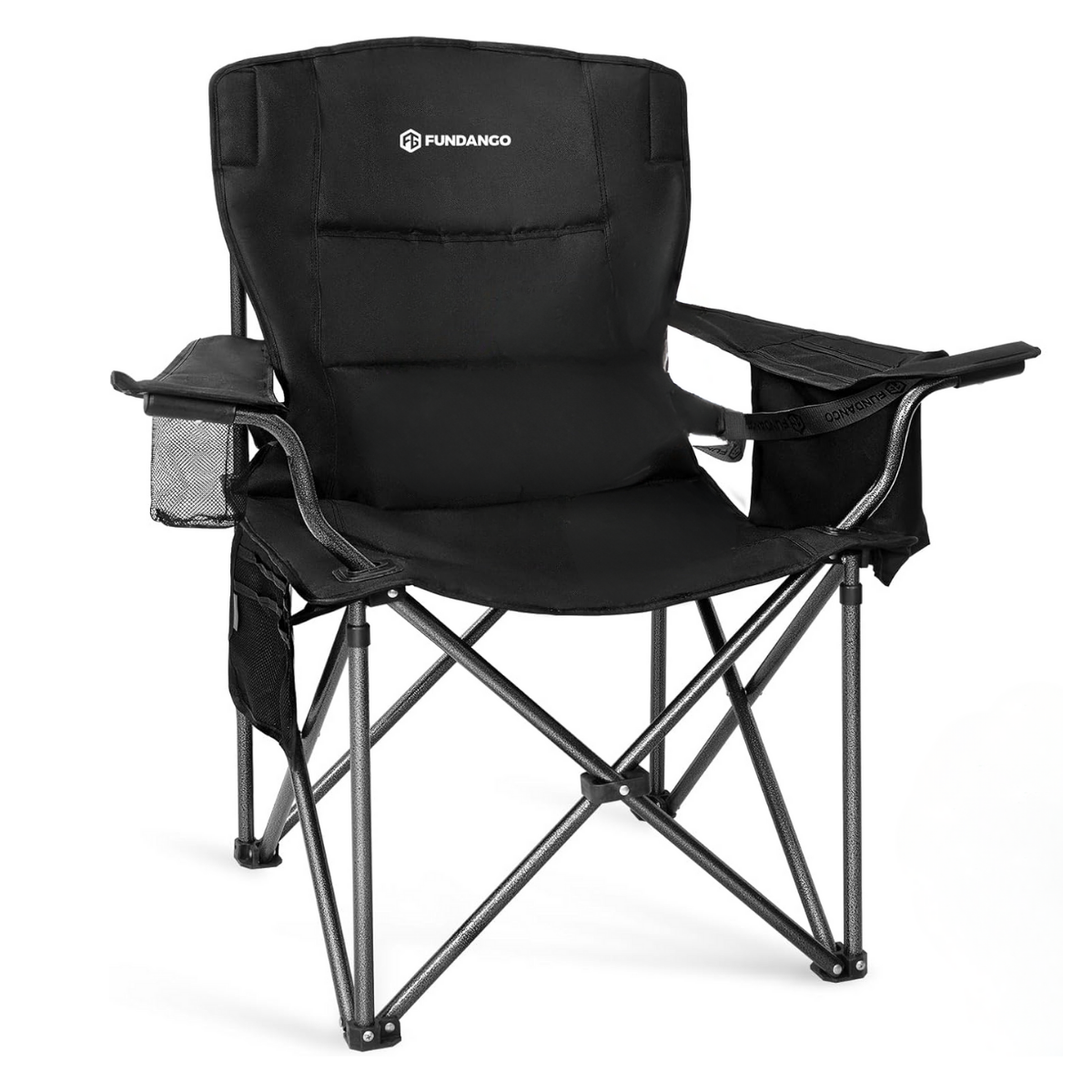 Fundango Mega Comfort XXL Katlanır Kamp Sandalyesi Black