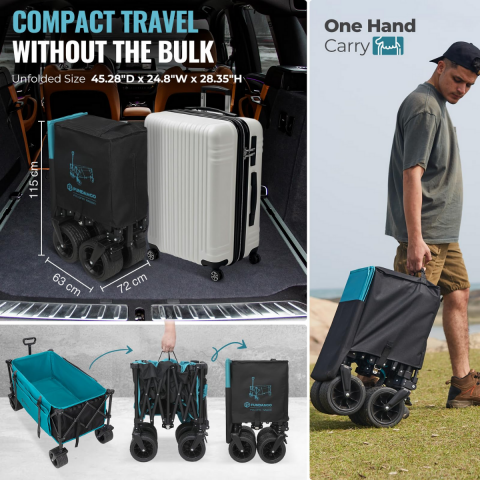 Fundango Folding Wagon Deluxe XL Premium Katlanır Vagon Araba