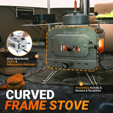 KingCamp Surefire Stove M Bushcraft Premium Kamp Sobası