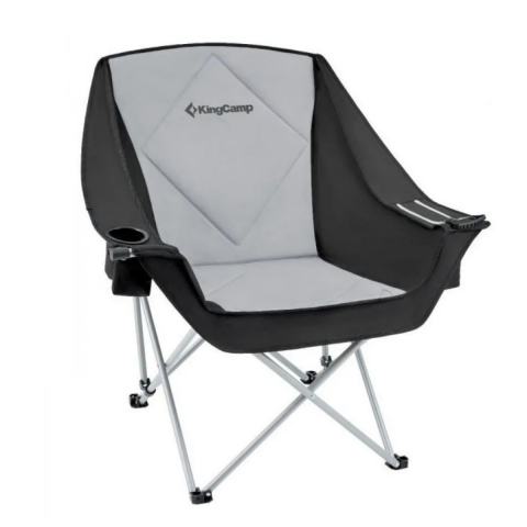 KingCamp Paulowbia Ultra Konforlu Katlanır Kamp Sandalyesi B.Grey