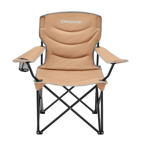 KingCamp Juniper Ultra Konforlu & Takviyeli Kamp Sandalyesi Khaki