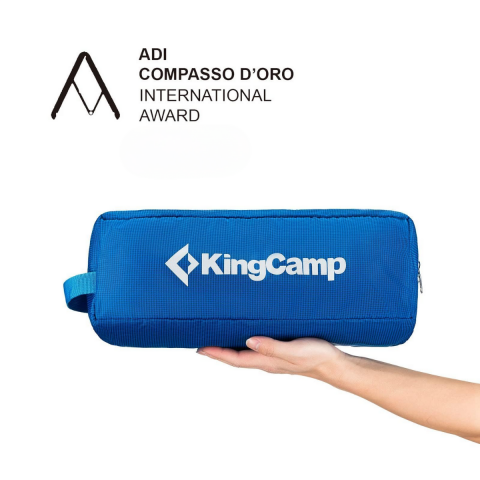 KingCamp Sequoia Ultralight Katlanır Kampet Portatif Yatak Blue/Blk