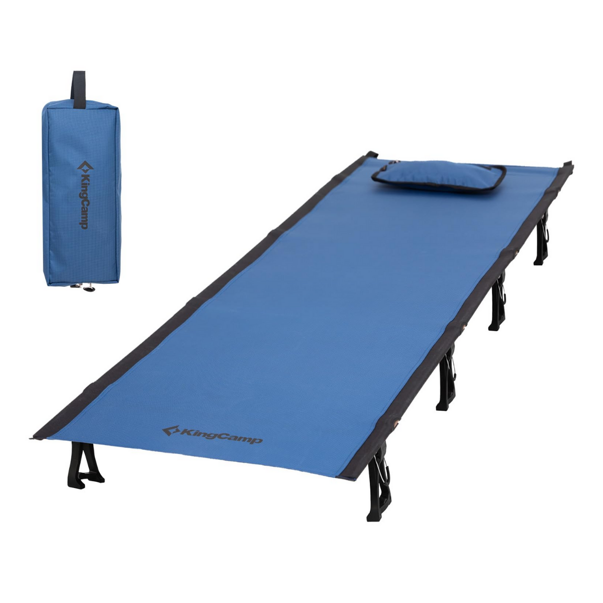 KingCamp Sequoia Ultralight Katlanır Kampet Portatif Yatak Blue/Blk