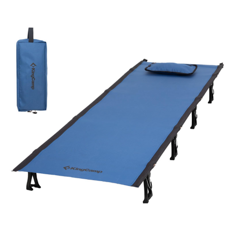 KingCamp Sequoia Ultralight Katlanır Kampet Portatif Yatak Blue/Blk