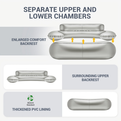 KingCamp Smashing Duo Çift Kişilik Premium Şişme Kanepe
